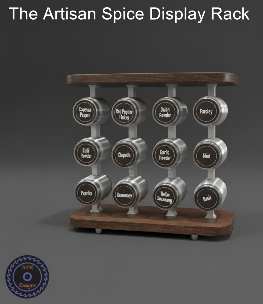 The Artisan Spice Display Rack