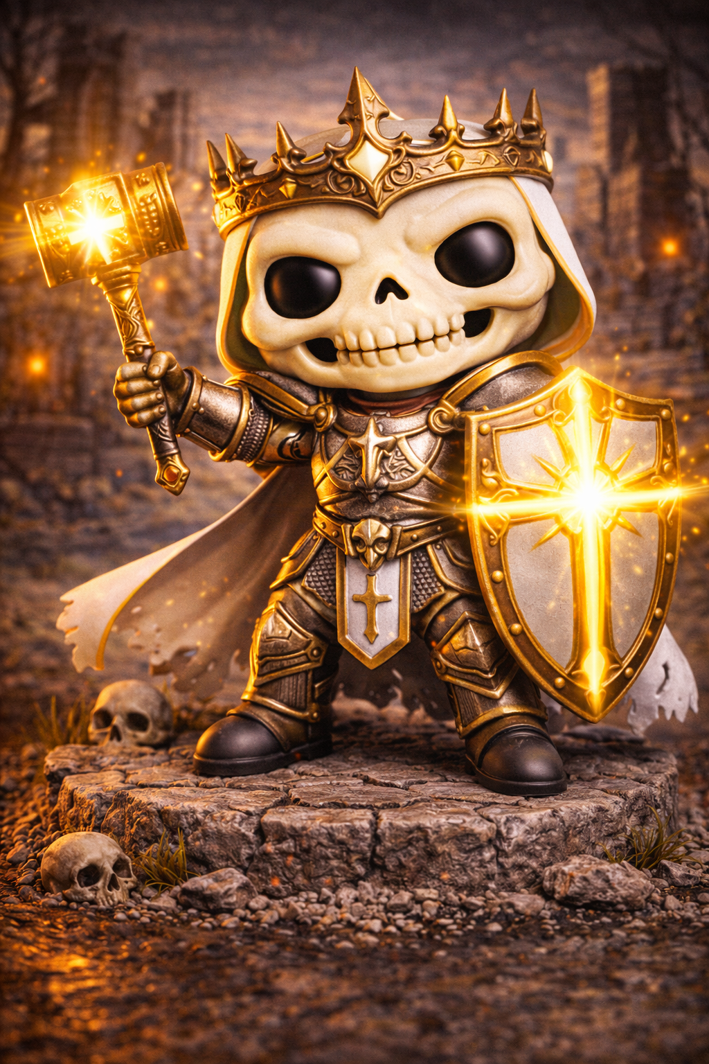 Cute Skeleton Paladin