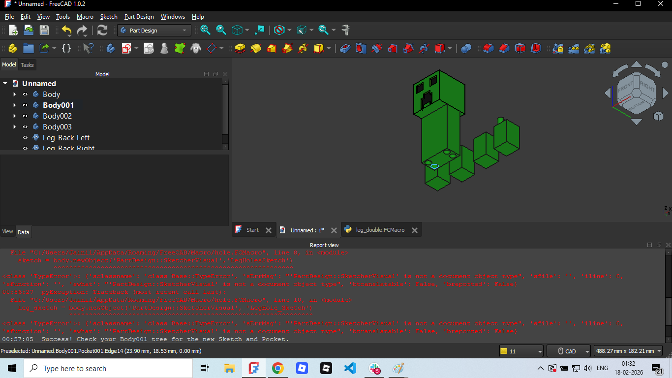 Creeper Minecraft Figurine