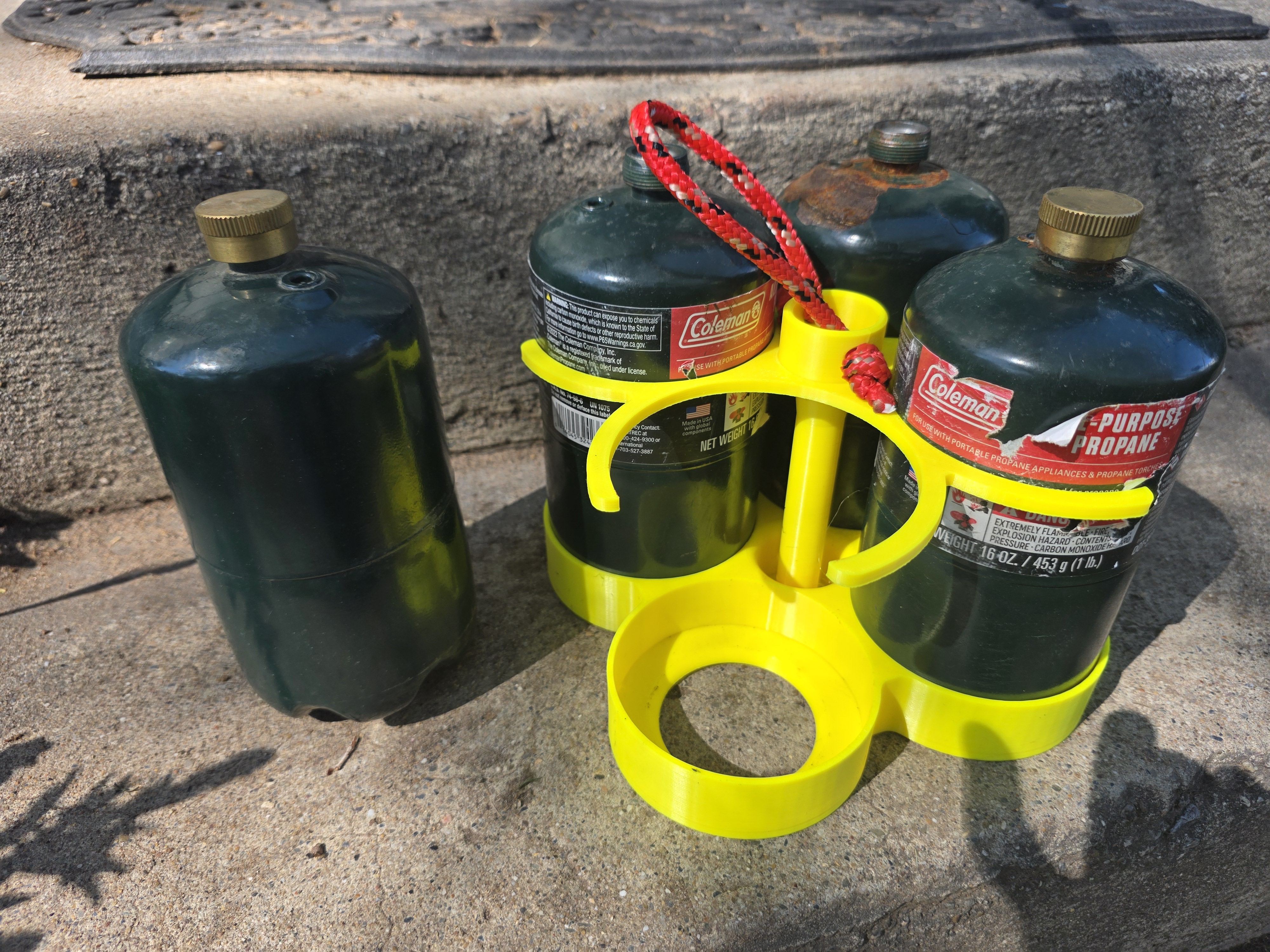 1lb propane tank caddy
