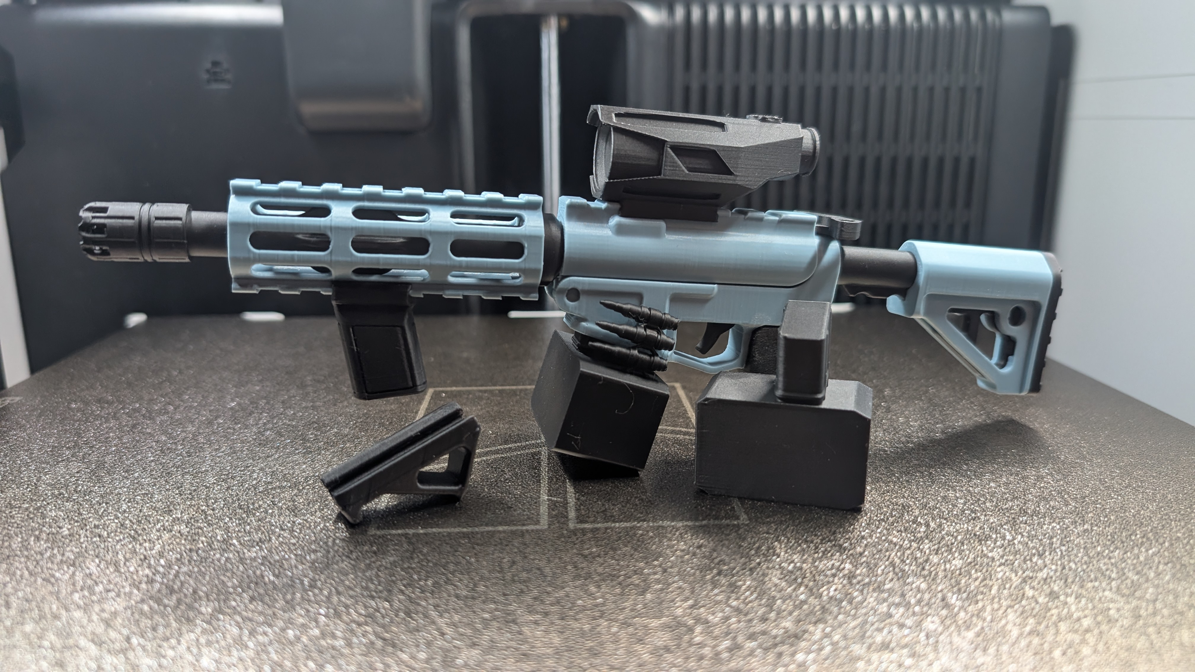 AR-15 / M4 Pocket Rifle – Bolt-Action Toy - Attachments Group2