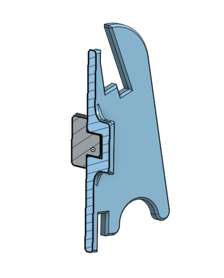 Miniatura 6 do modelo 3D Thread spool mount for Wall Control pegboard system