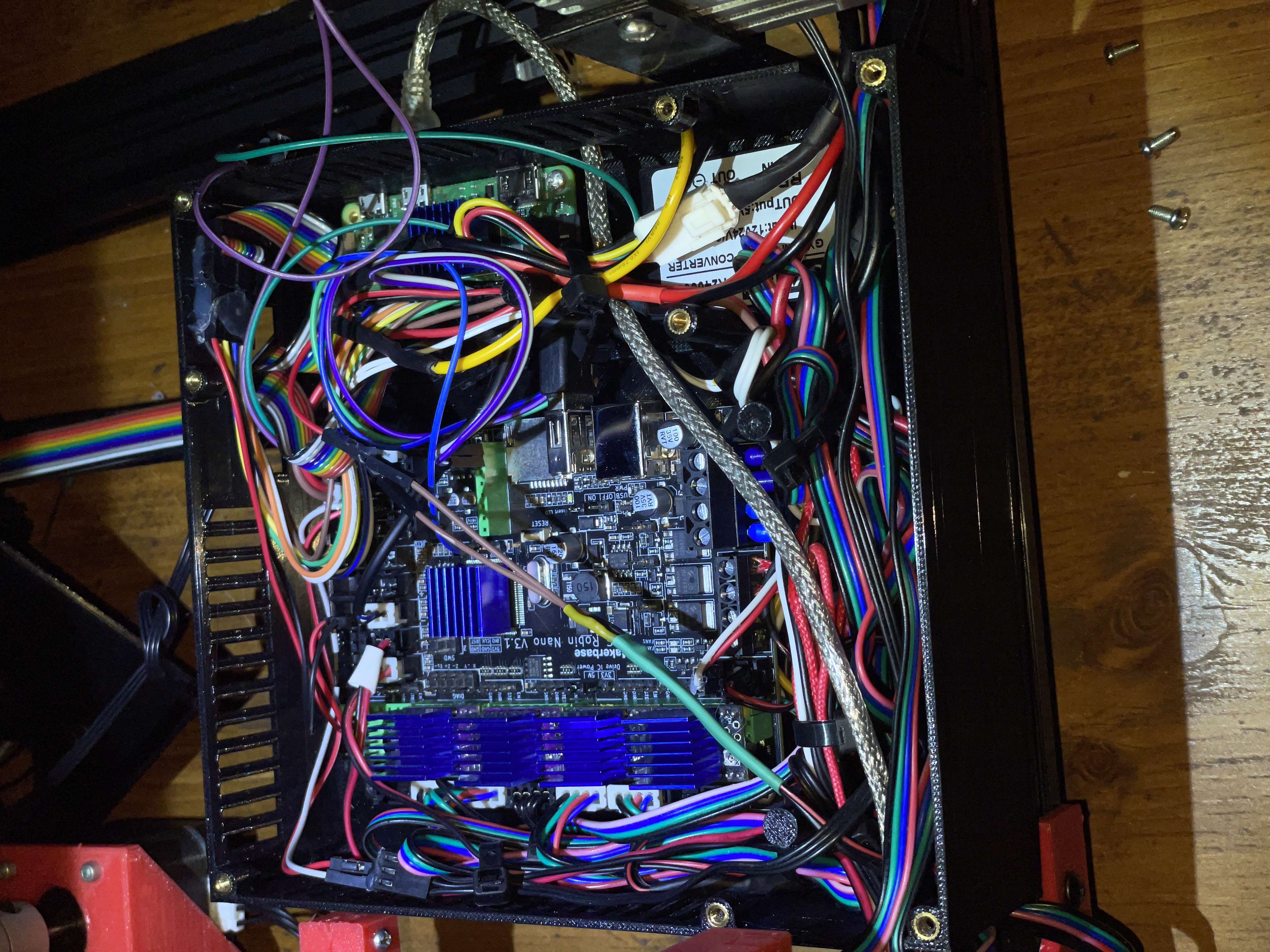 MKS Robin Nano v3.X + RPi Zero 2W case with 120mm fan