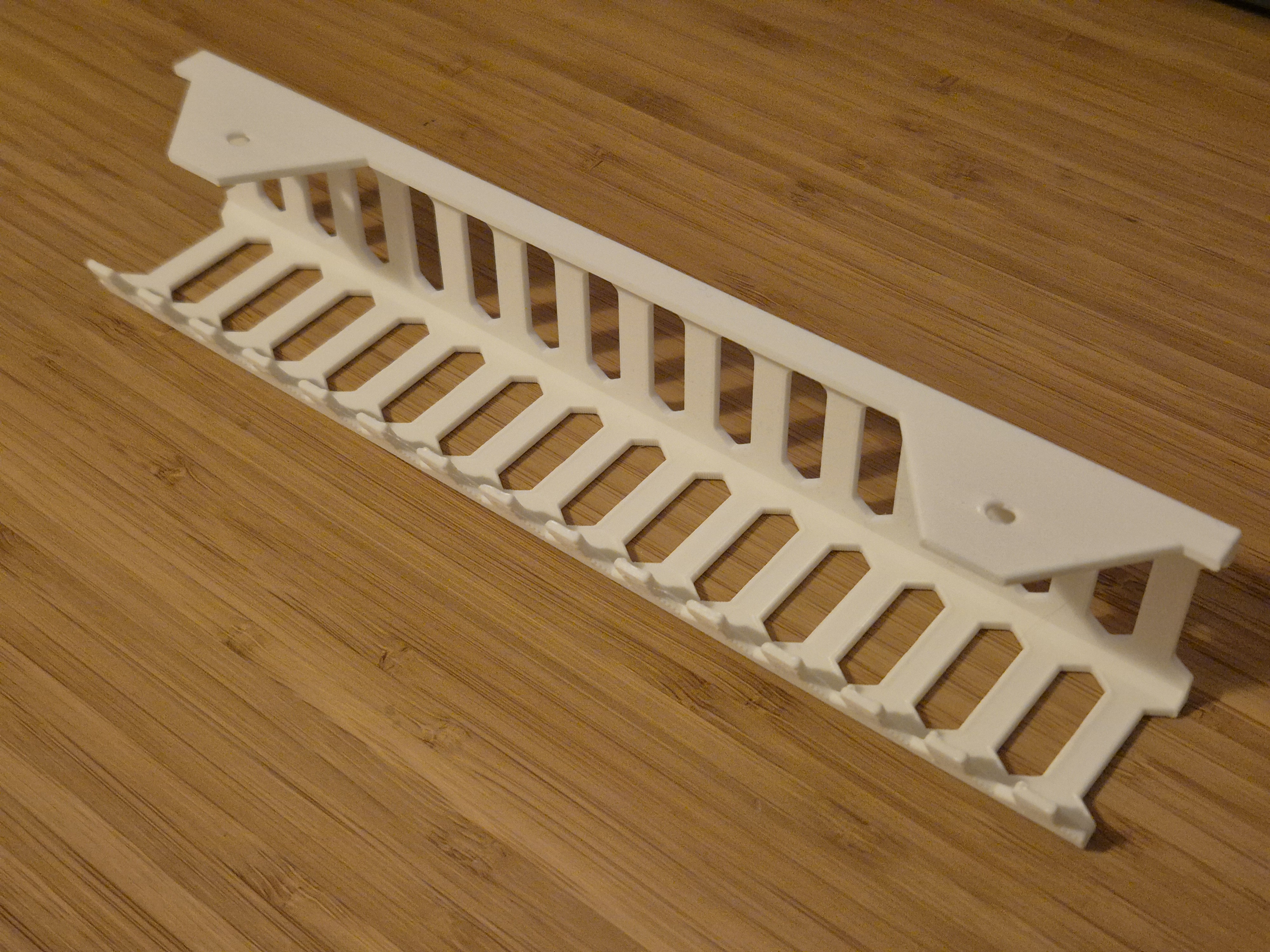 Under desk cable tray