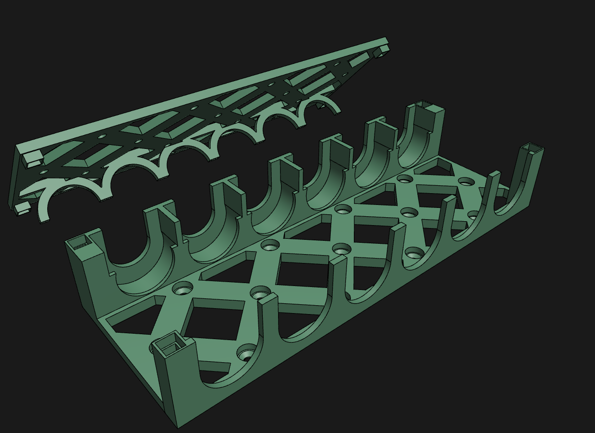 Stackable Horizontal 50ml Tube Clamp for Shakers