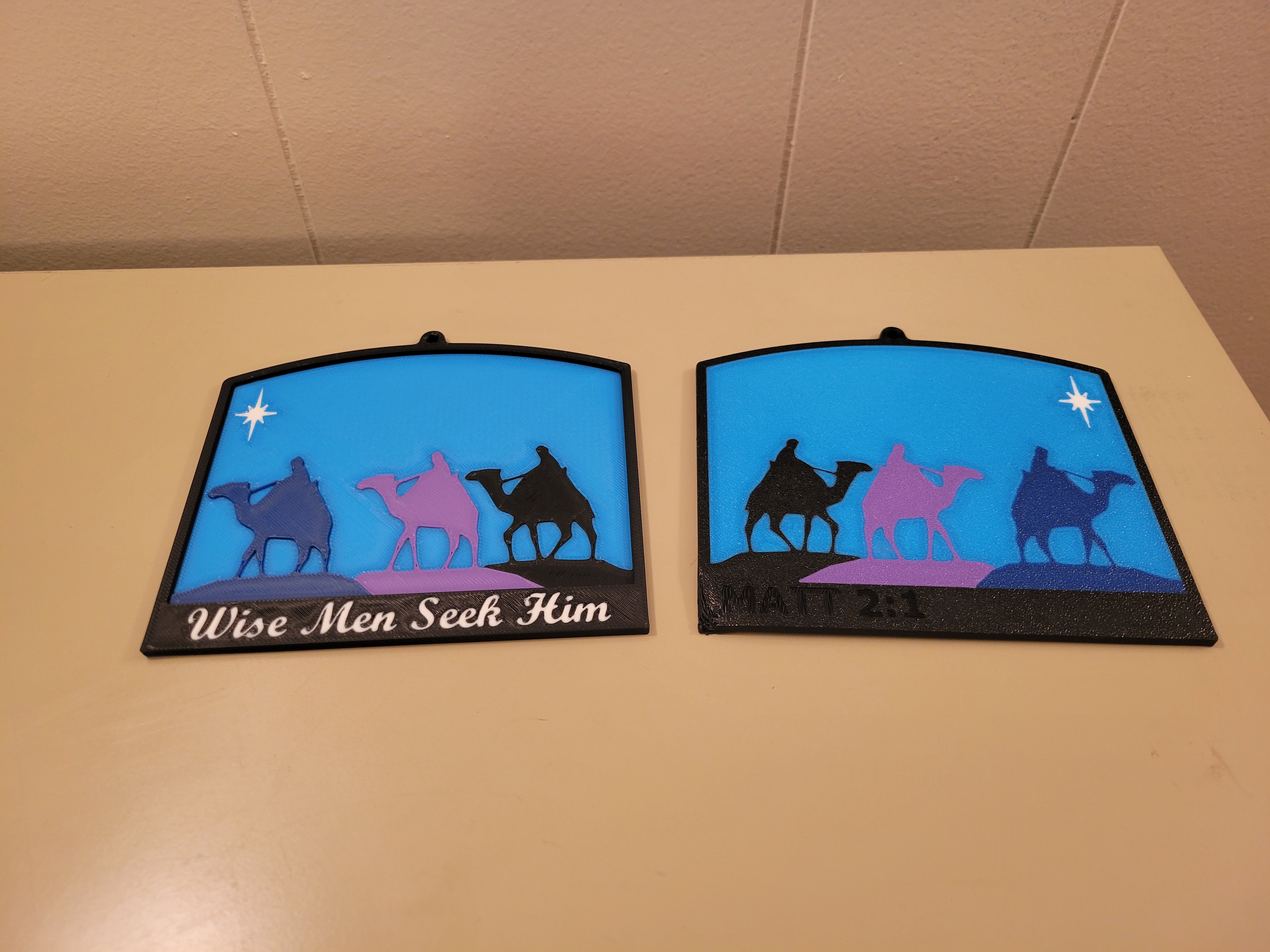 Wise Men Seek Him - Christmas ornament
