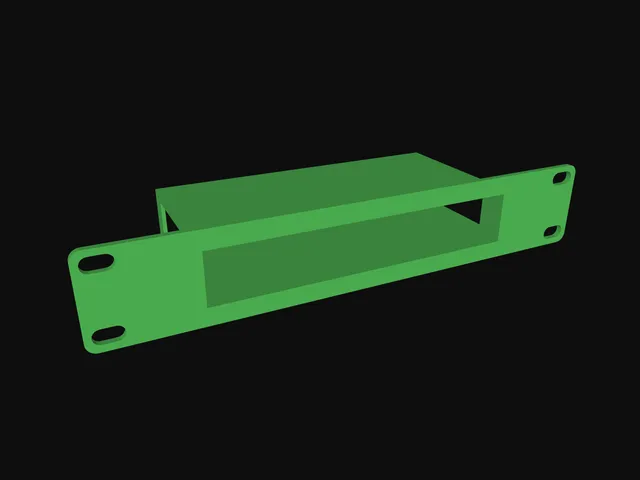 Zyxel GS1200-8 10 inch rack mount, with rounded corners