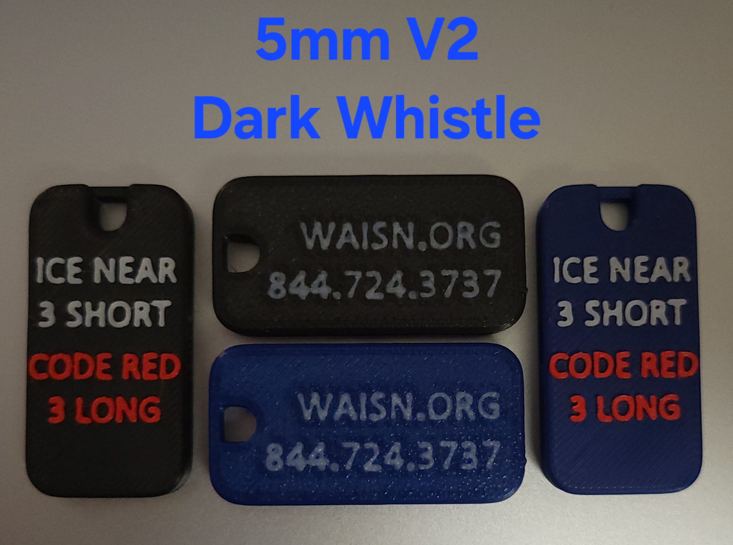 Flat Pocket Whistles - WAISN