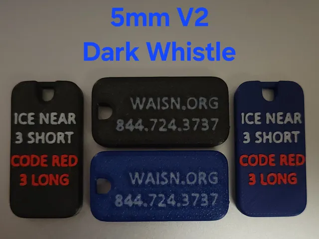 Flat Pocket Whistles - WAISN
