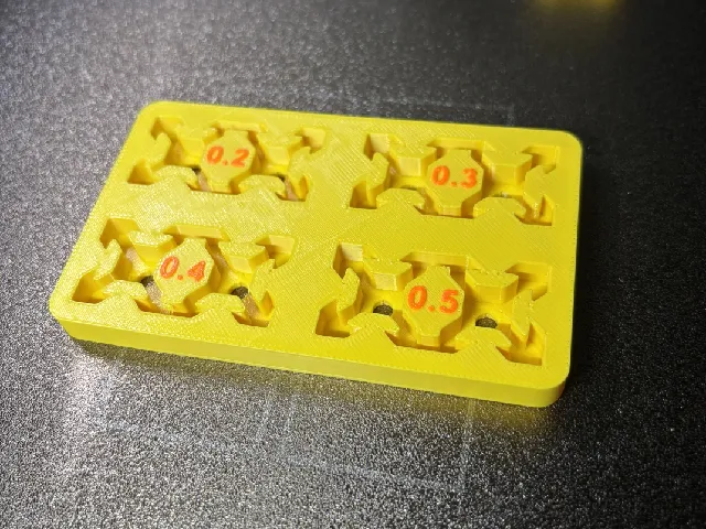 2020 & 2040 V-Slot Tolerance Test Block