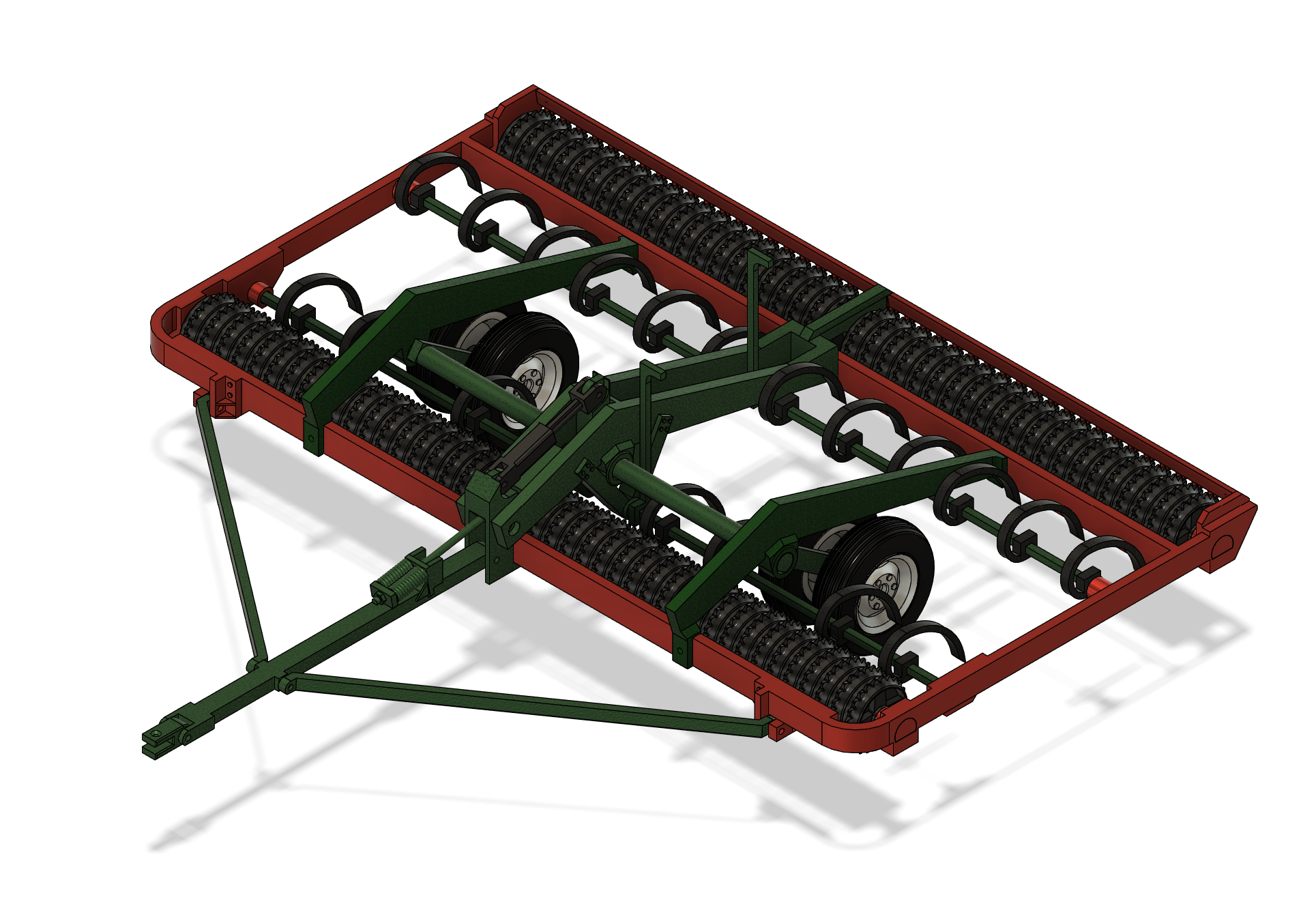 Field Mulcher - 14ft - Style 1 - 1:16 Scale