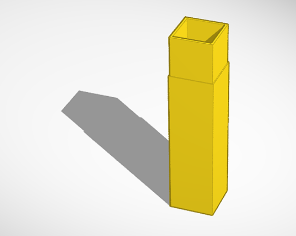 Minecraft Torch [MADE IN TINKERCAD]
