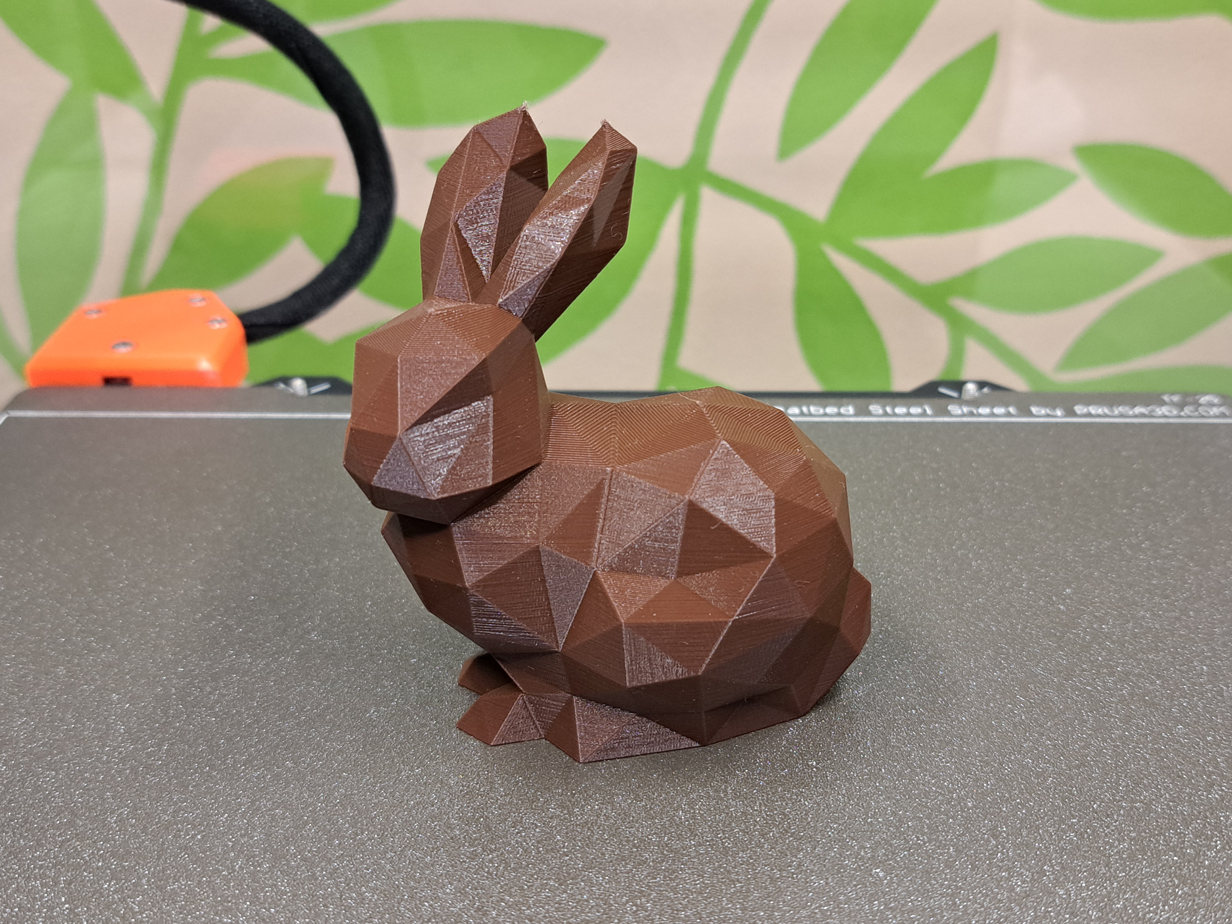 Low poly Stanford bunny - refined, print optimized