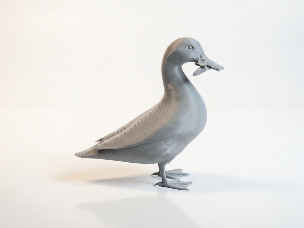 Duck With Knife Animal Figurine 3D Printable