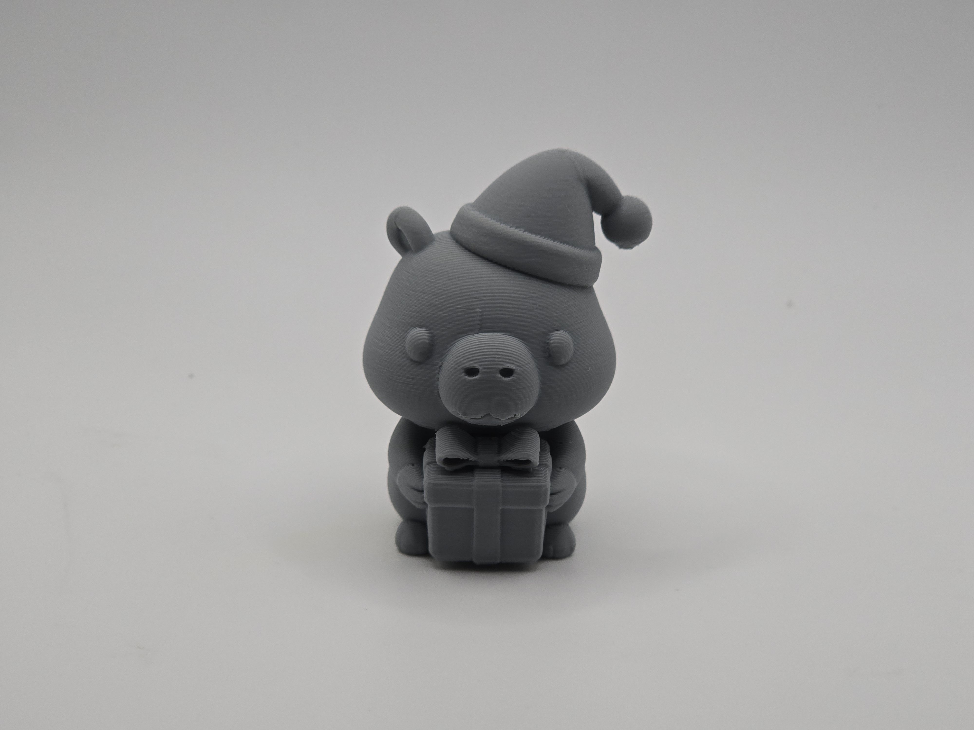 Cute Christmas Capybara Figurine/Keychain