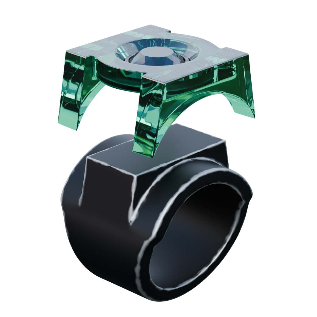 Miniatura 2 do modelo 3D green lantern ring