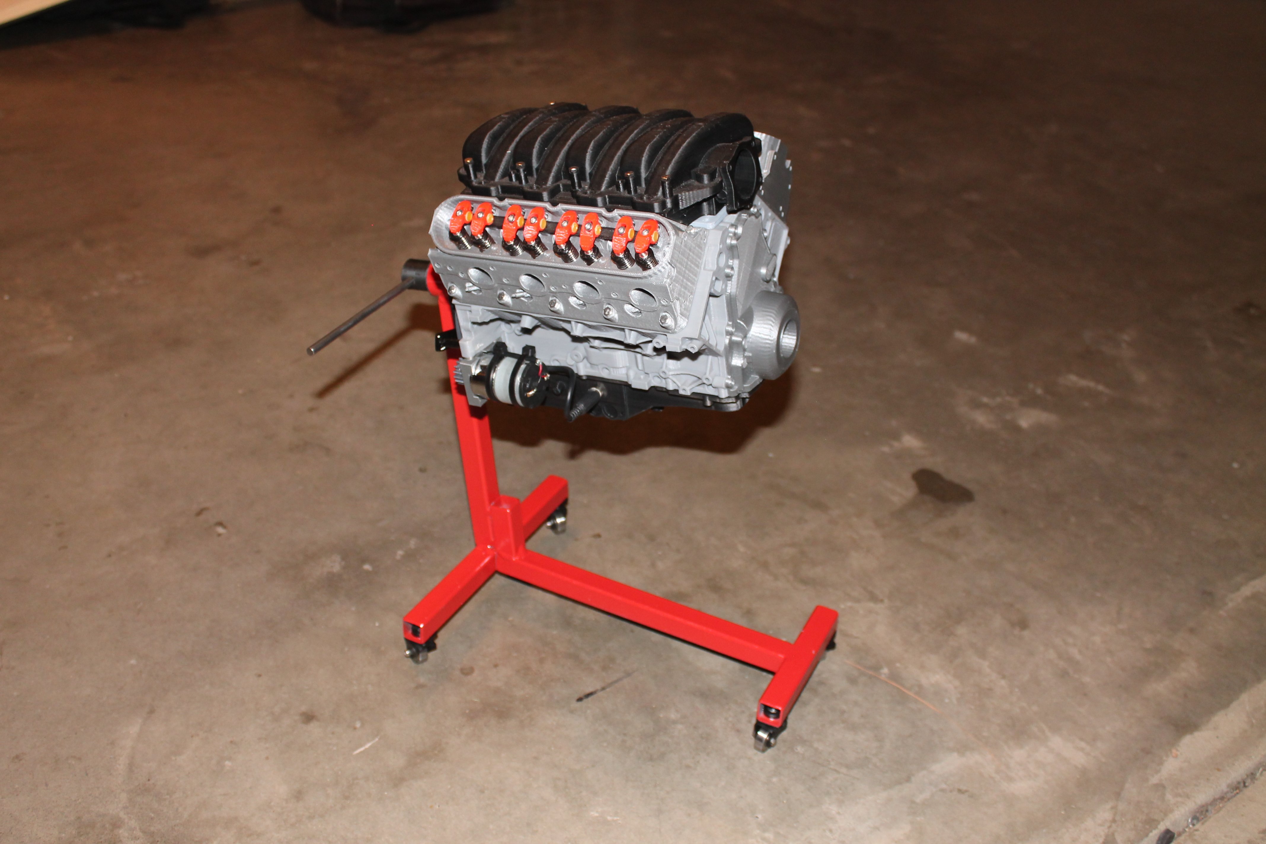 Miniatura 7 do modelo 3D LS3 V8 Engine - Moving Model
