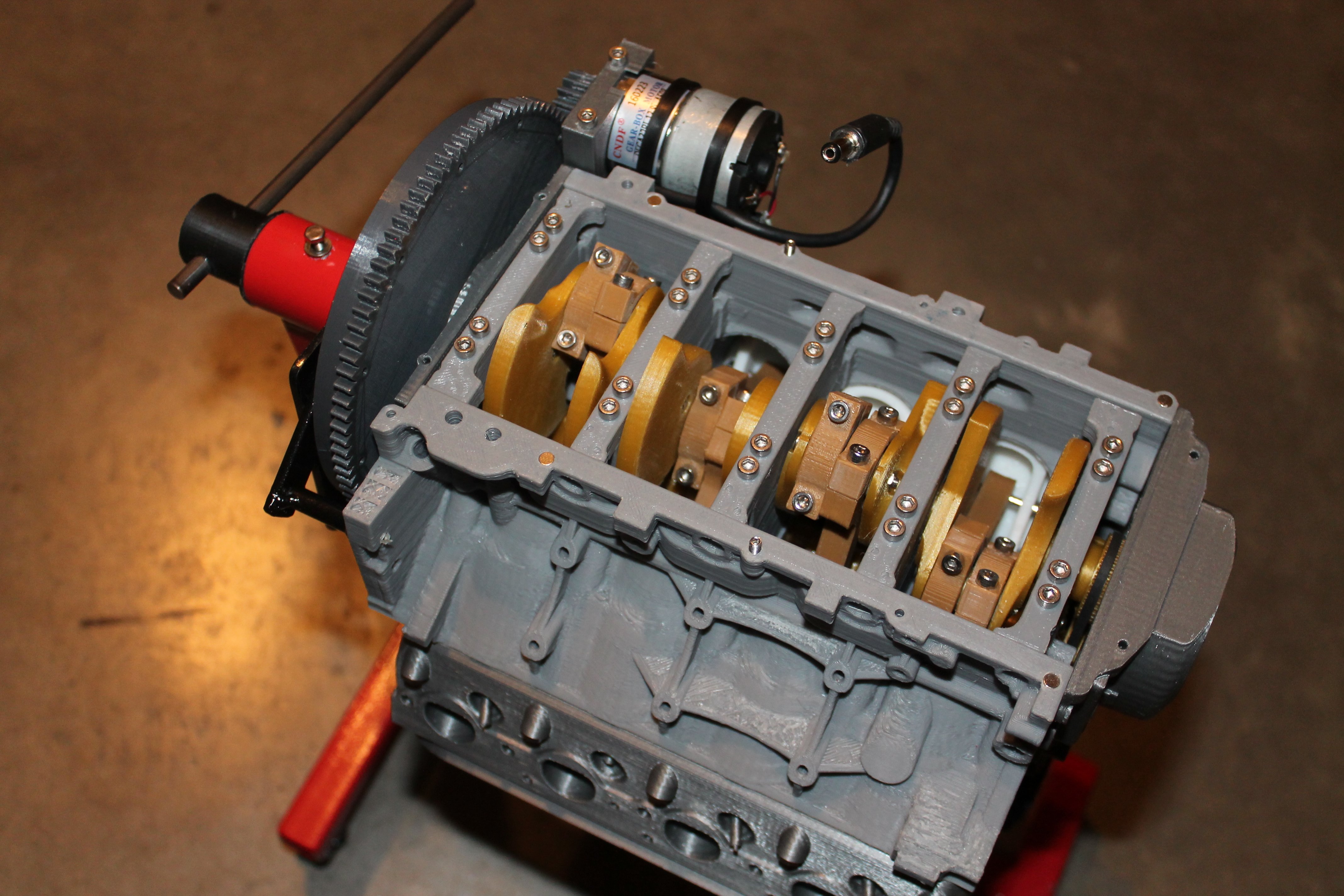 Miniatura 2 do modelo 3D LS3 V8 Engine - Moving Model