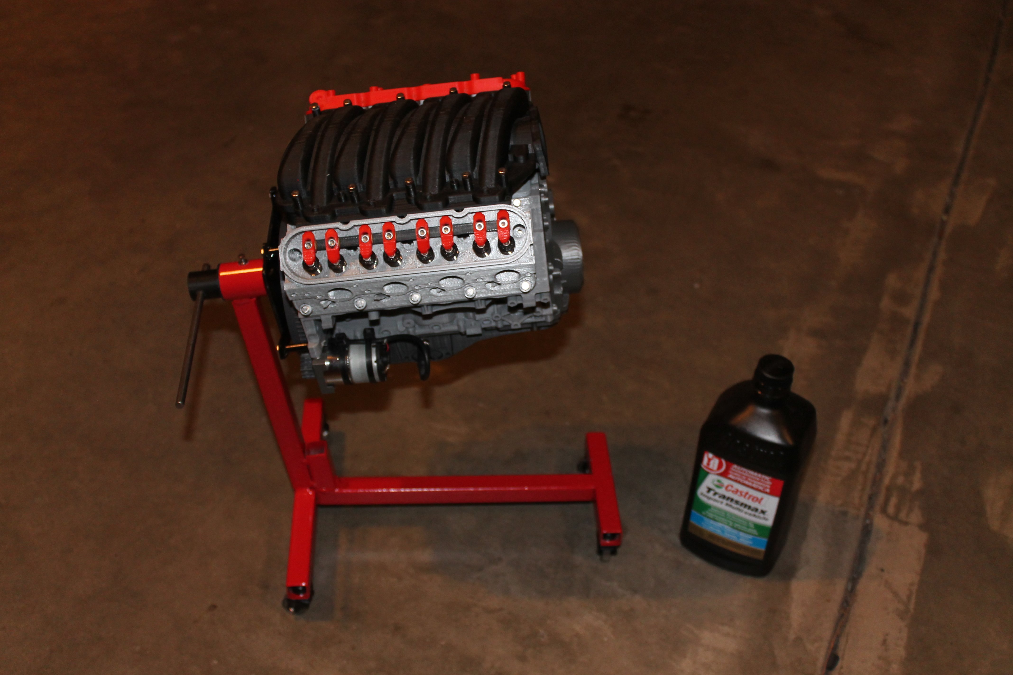 Miniatura 11 do modelo 3D LS3 V8 Engine - Moving Model