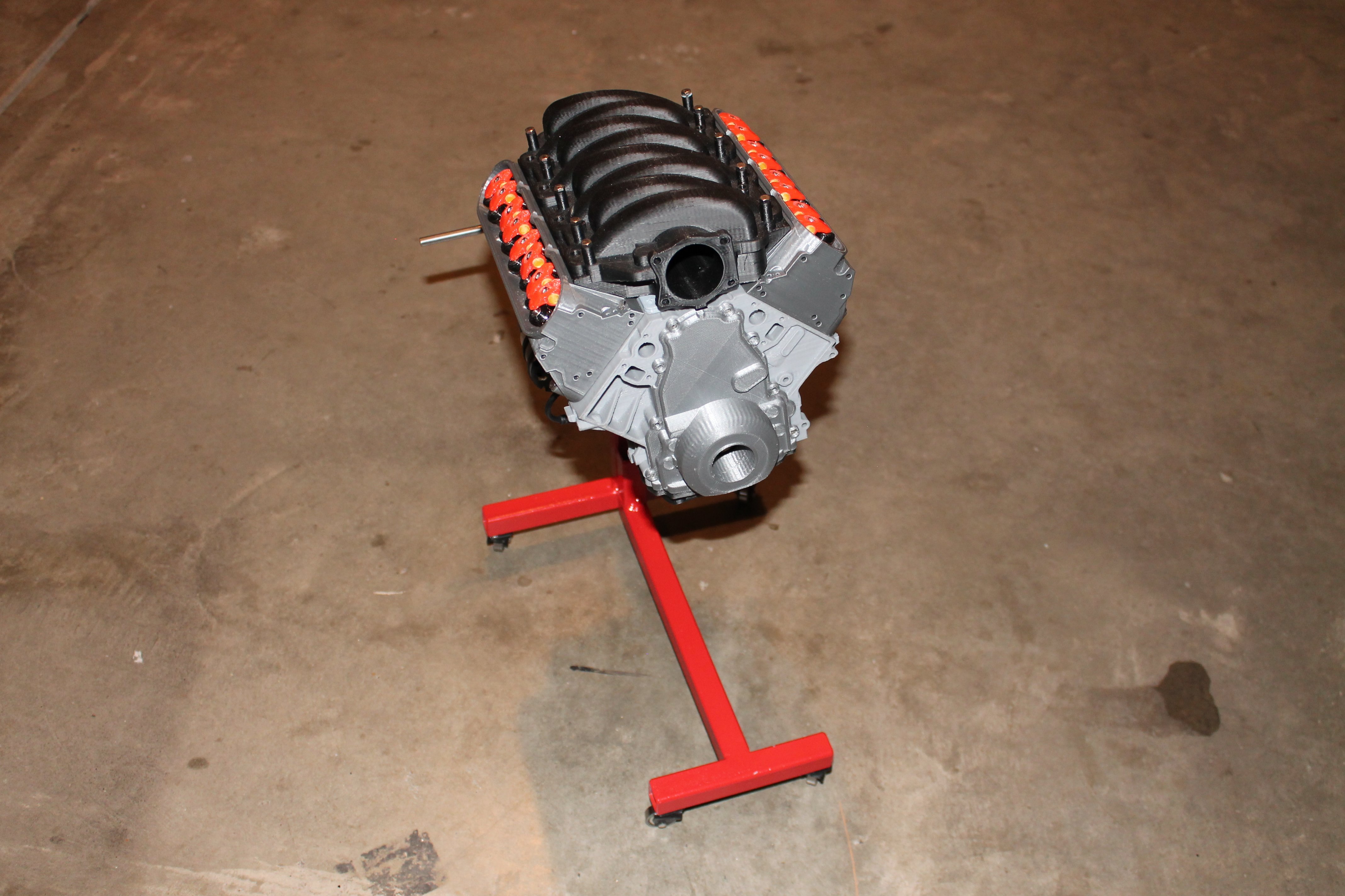 Miniatura 6 do modelo 3D LS3 V8 Engine - Moving Model