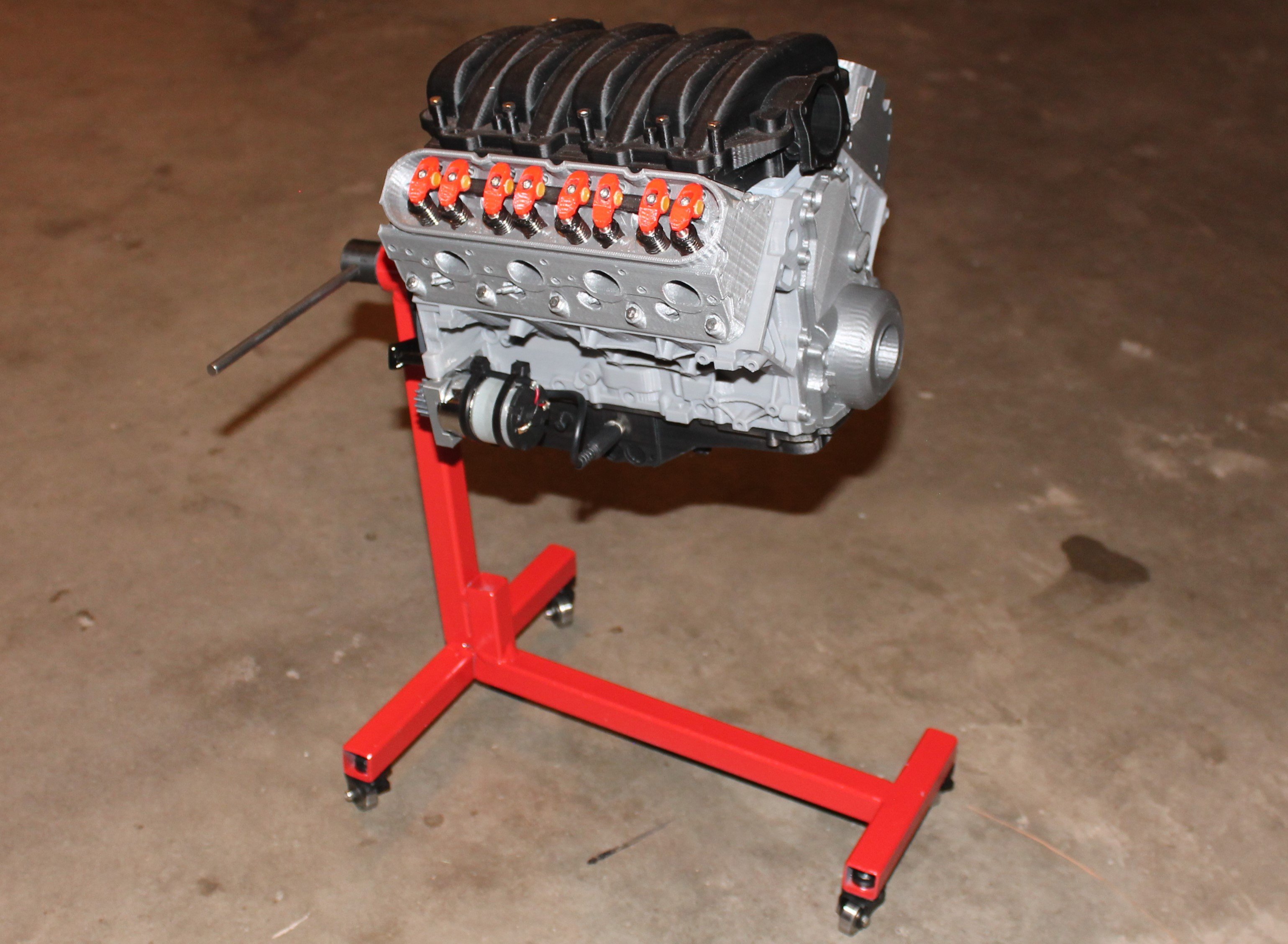 LS3 V8 Engine - Moving Model