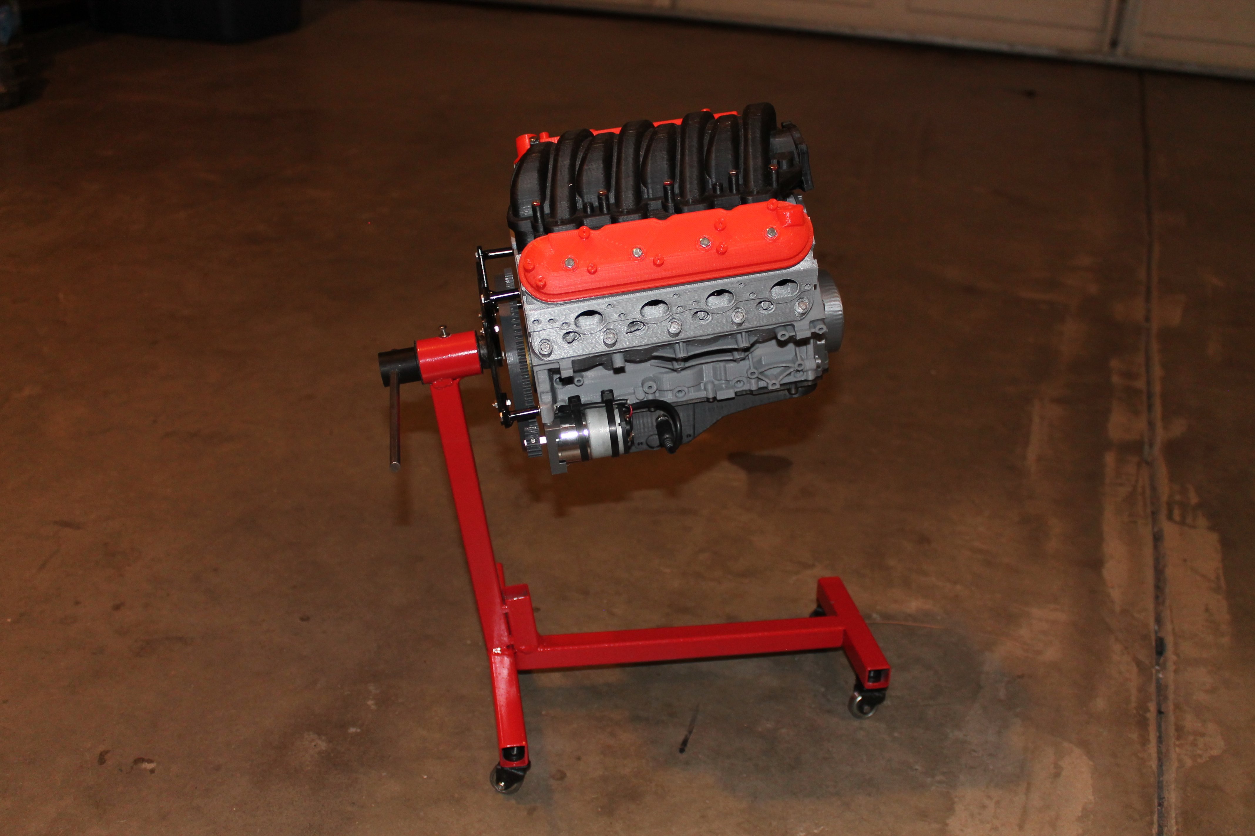 Miniatura 4 do modelo 3D LS3 V8 Engine - Moving Model