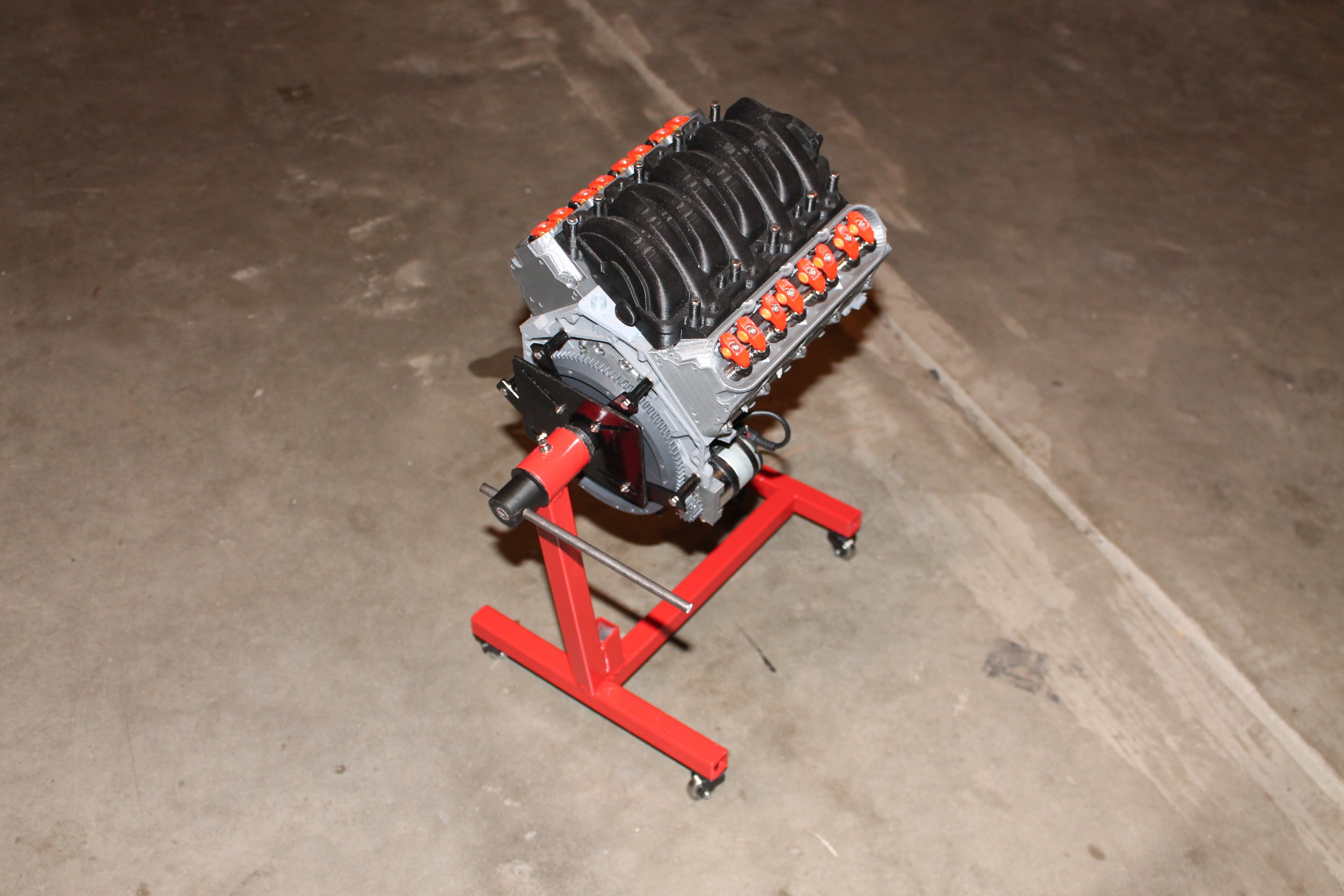 Miniatura 13 do modelo 3D LS3 V8 Engine - Moving Model