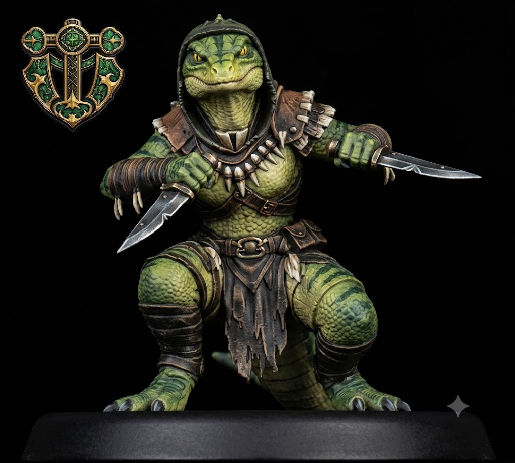 Lizardfolk Rogue — miniatura 2