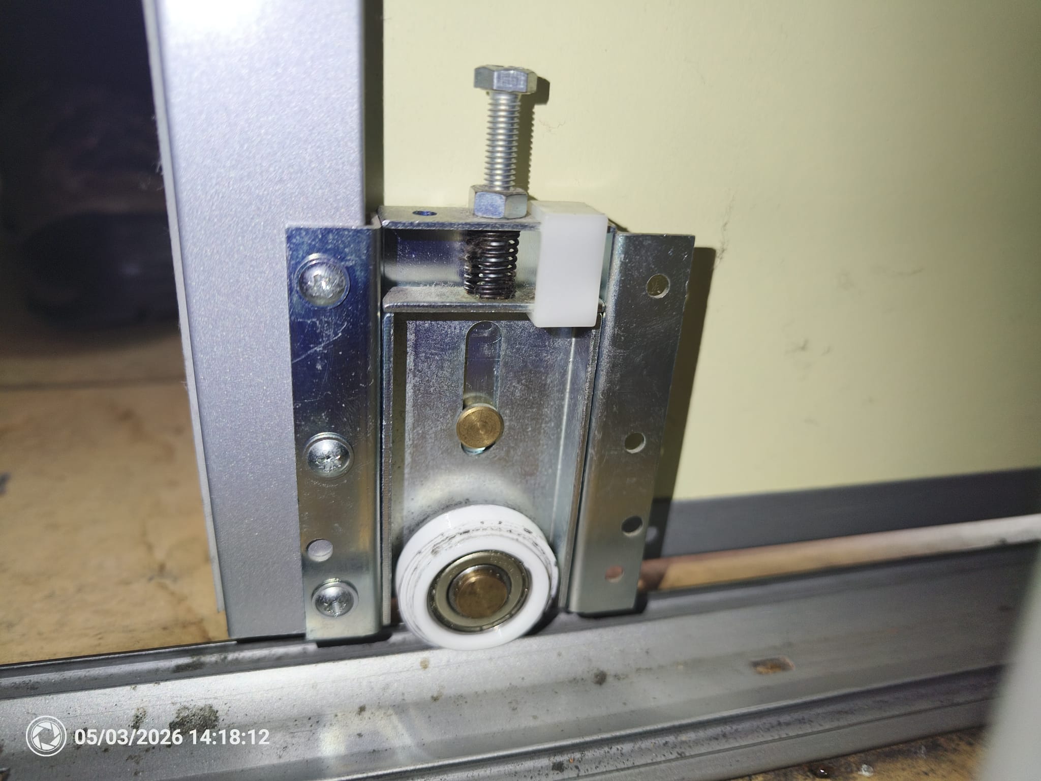 Replacement wheel for sliding cabinet door (brand HTH kvik svane)