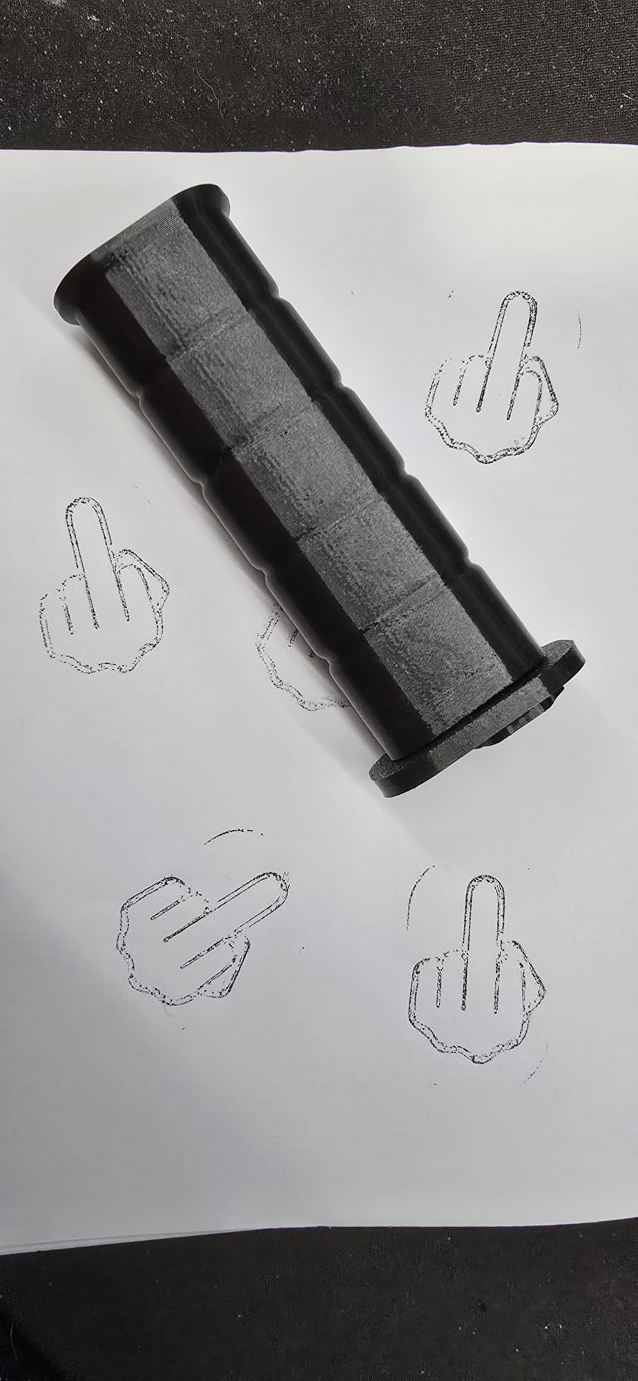 Sello estilo cuchillo / Knife style stamp