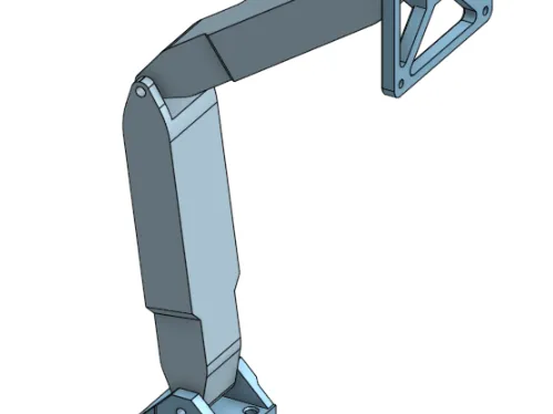 75x75mm VESA 3rd monitor arm attachment