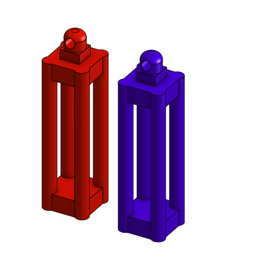 first robotics cage earrings
