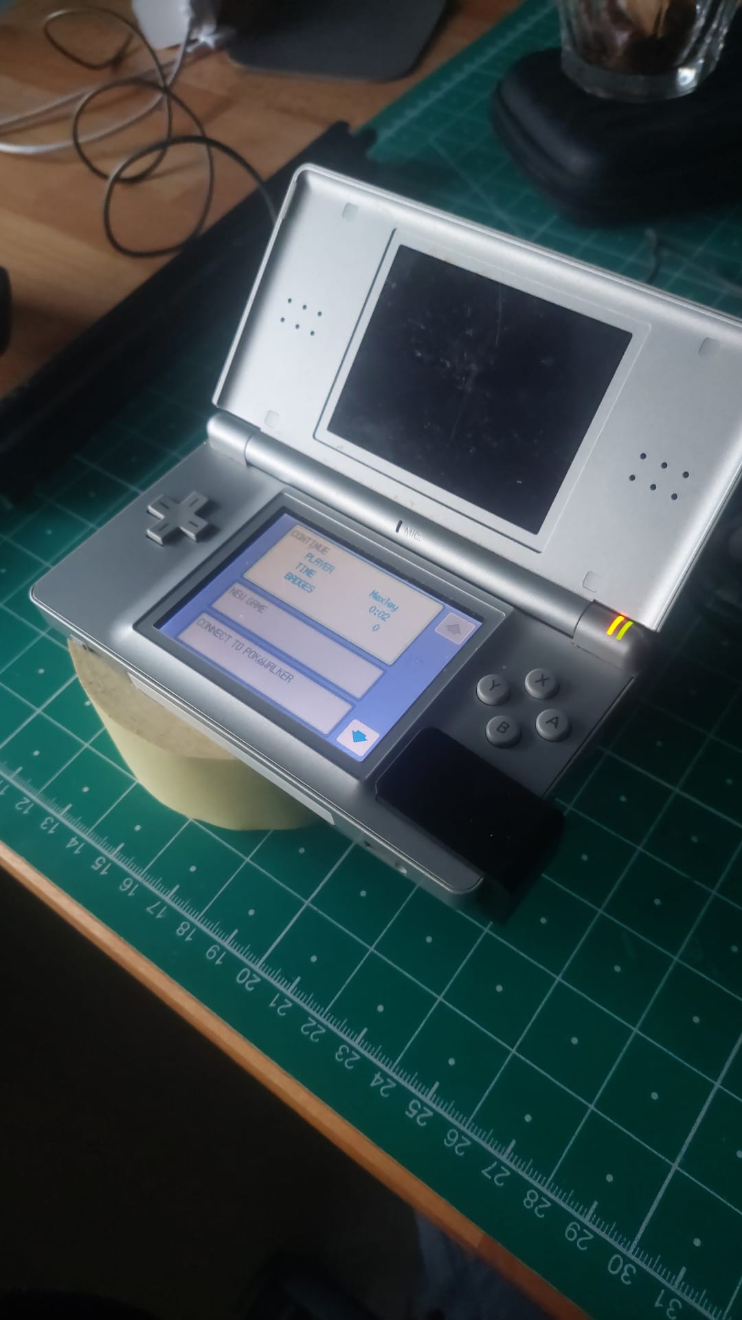 Nintendo DS softreset clamp
