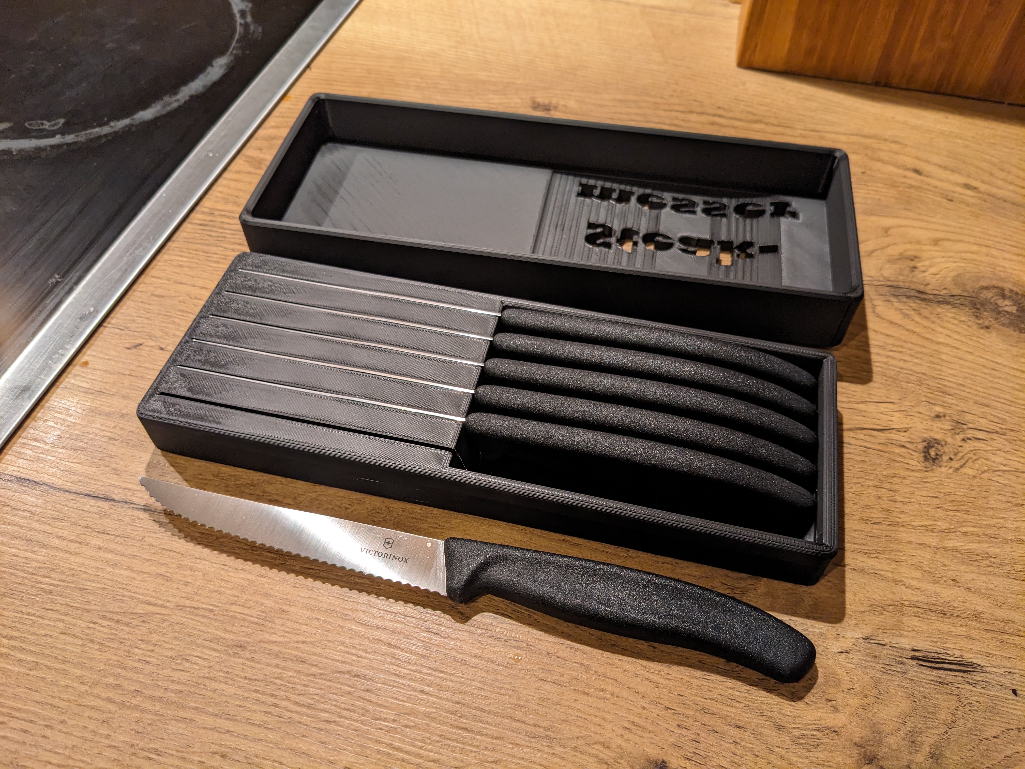 Victorinox steak knife storage box