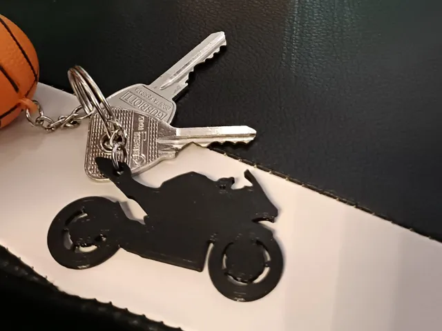 motorcycle keychain (ninja)
