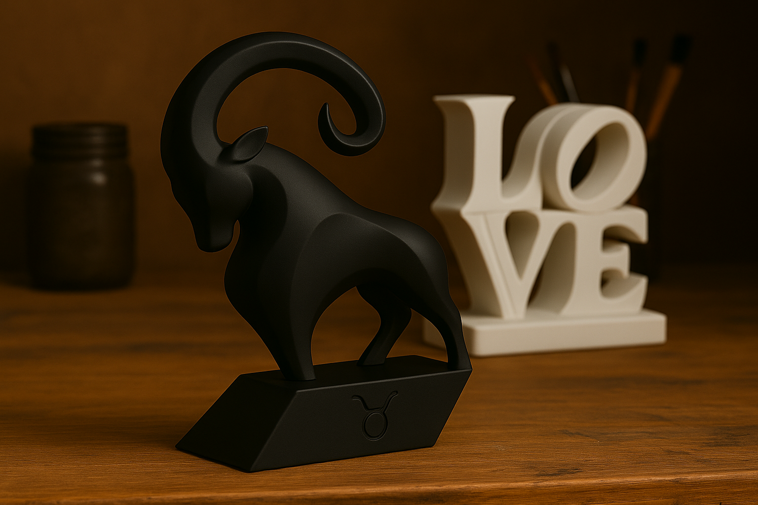 Taurus Zodiac Sculpture