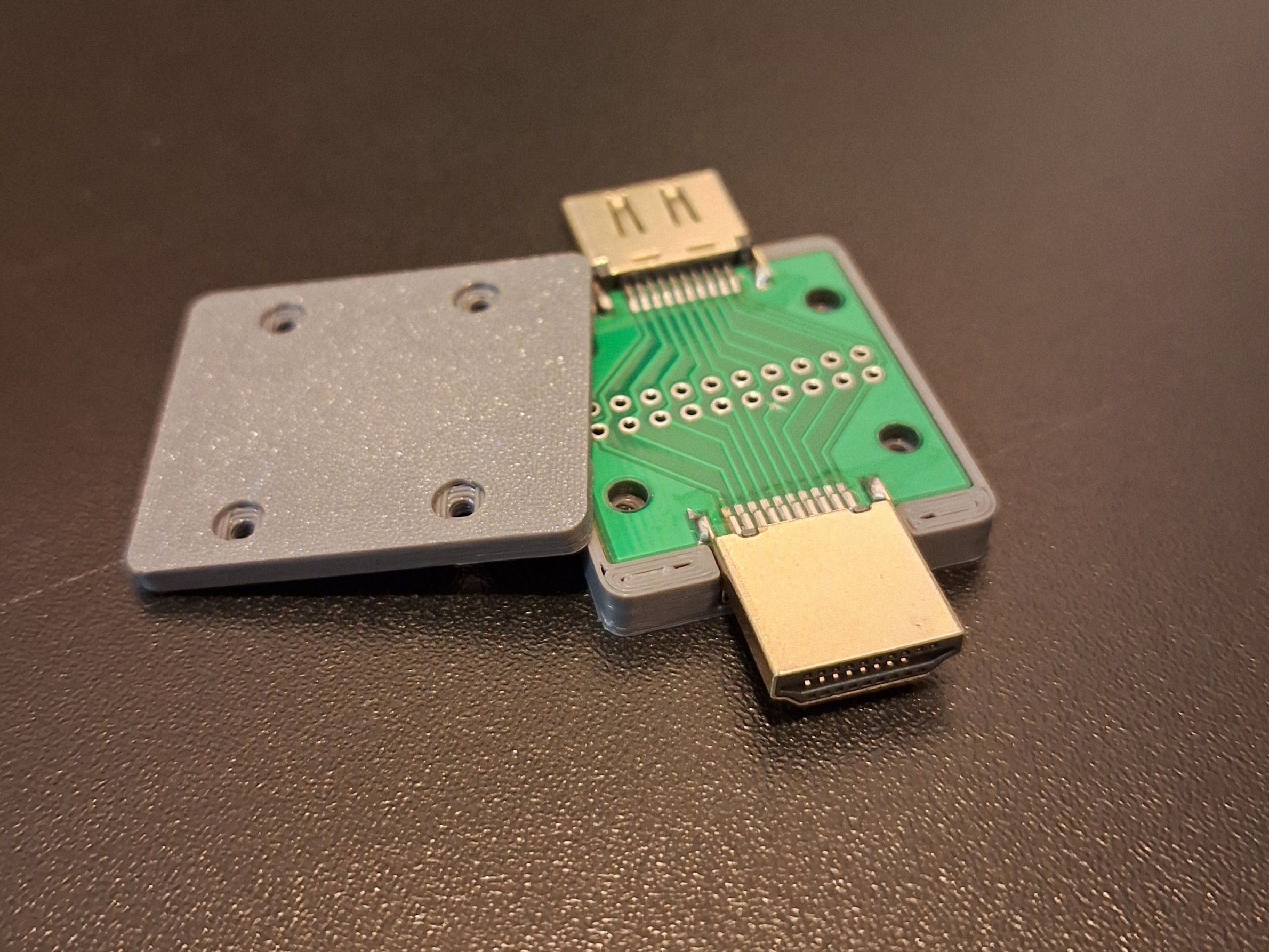 Case for a CEC blocker adapter for the Mister FPGA