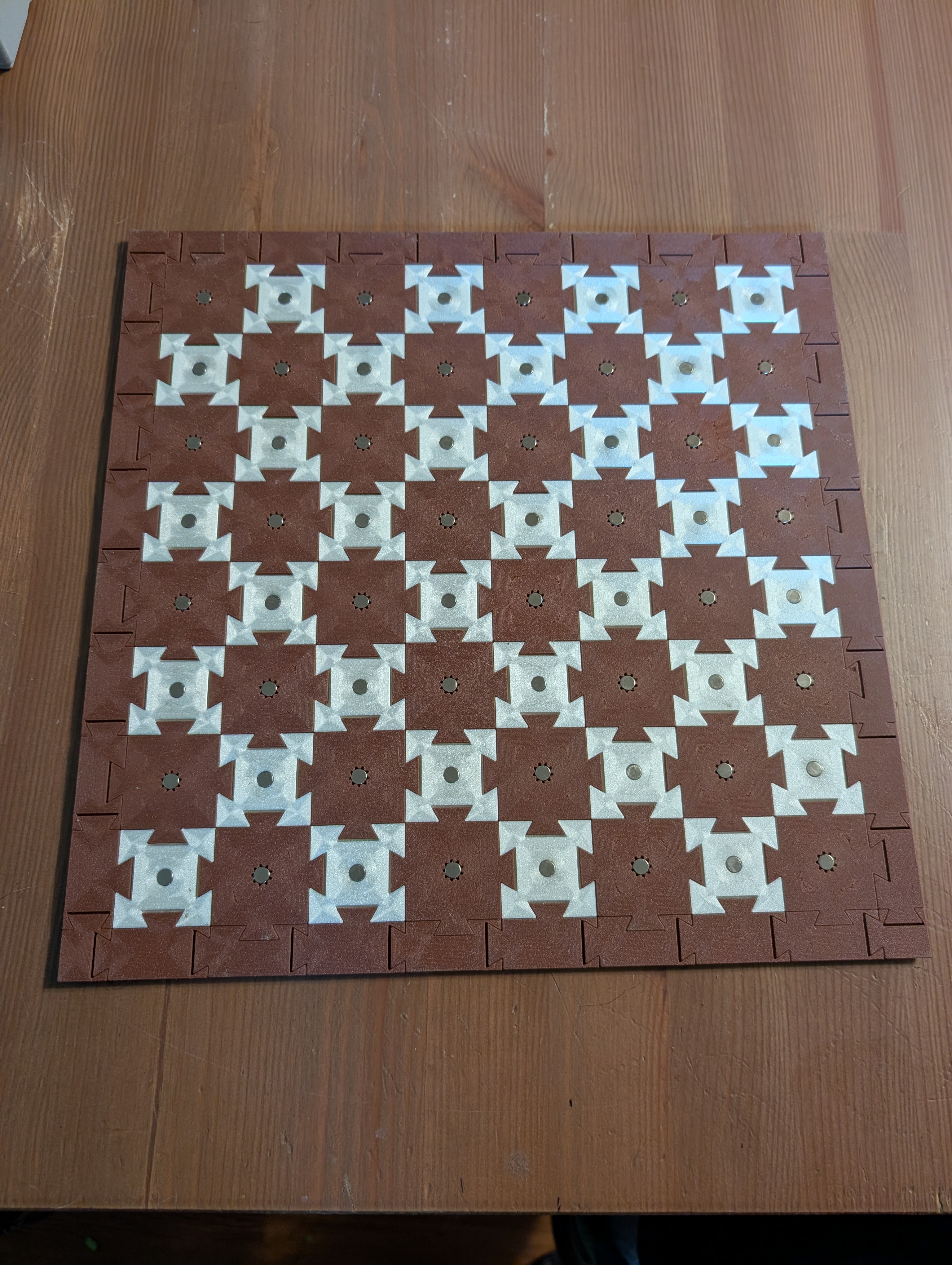 Miniatura 2 do modelo 3D Modular Chess Board
