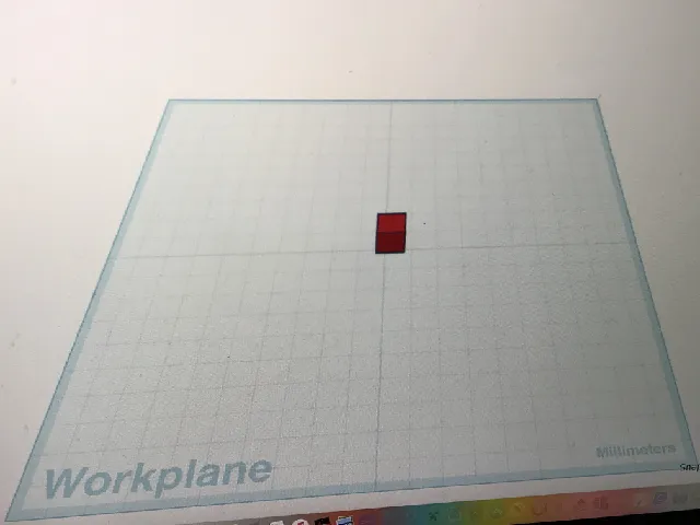 test cube (1cm)