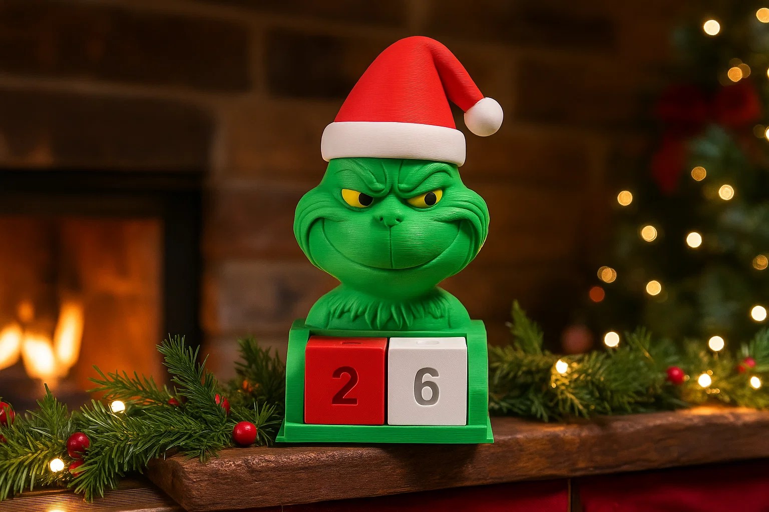 Grinch Christmas Countdown Calendar