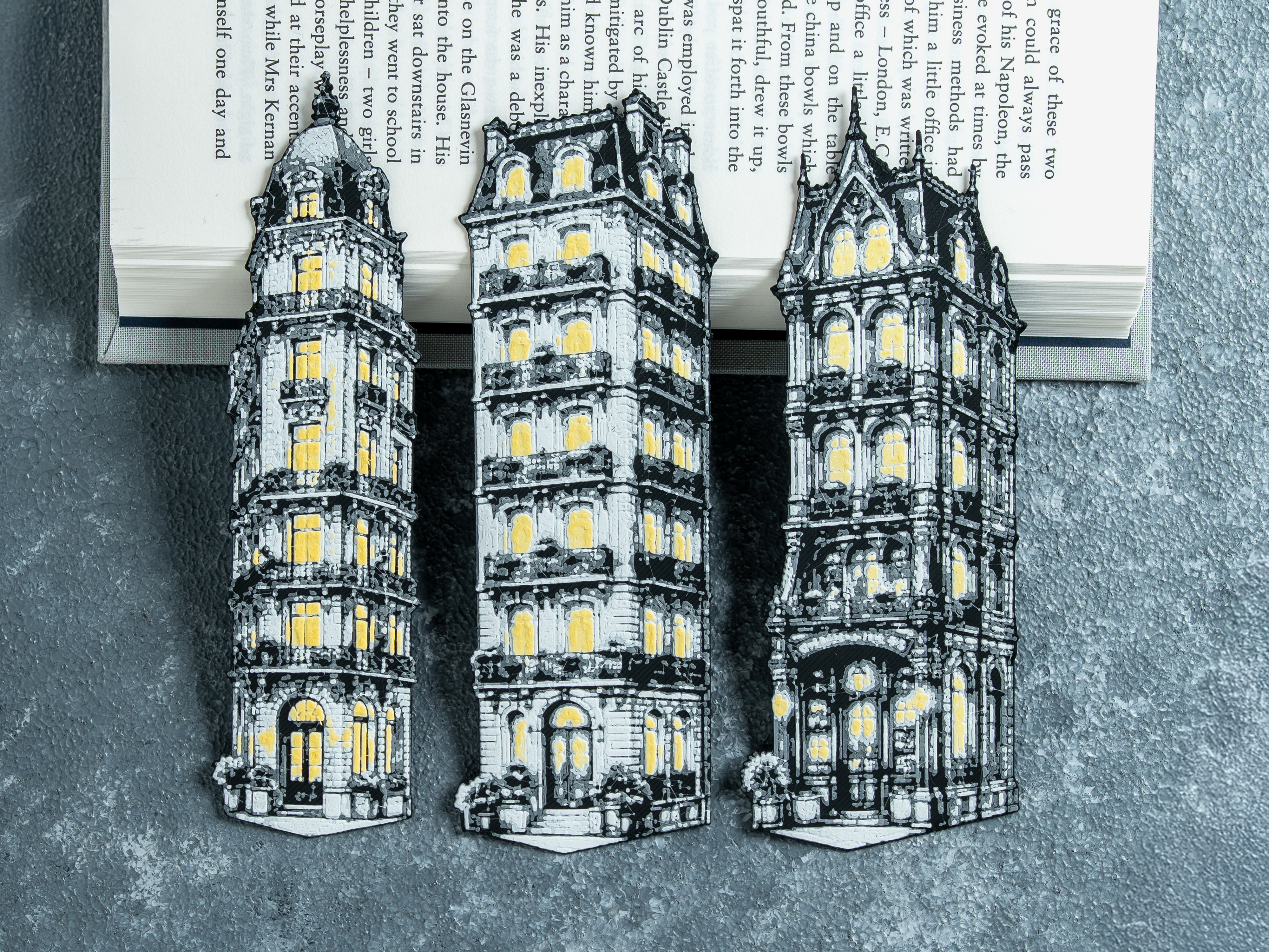 Evening Facades Bookmarks