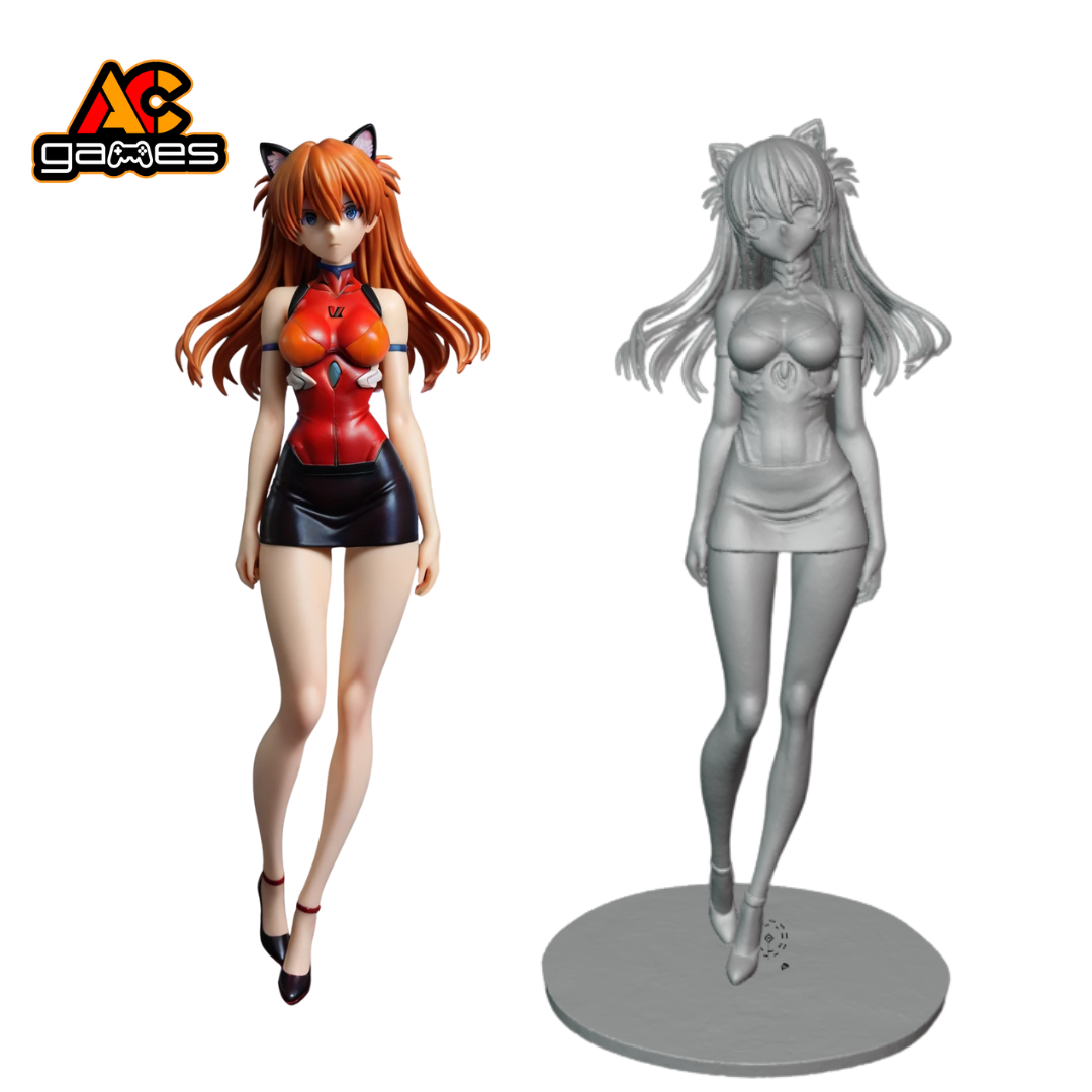 Asuka Minifalda Evangelion
