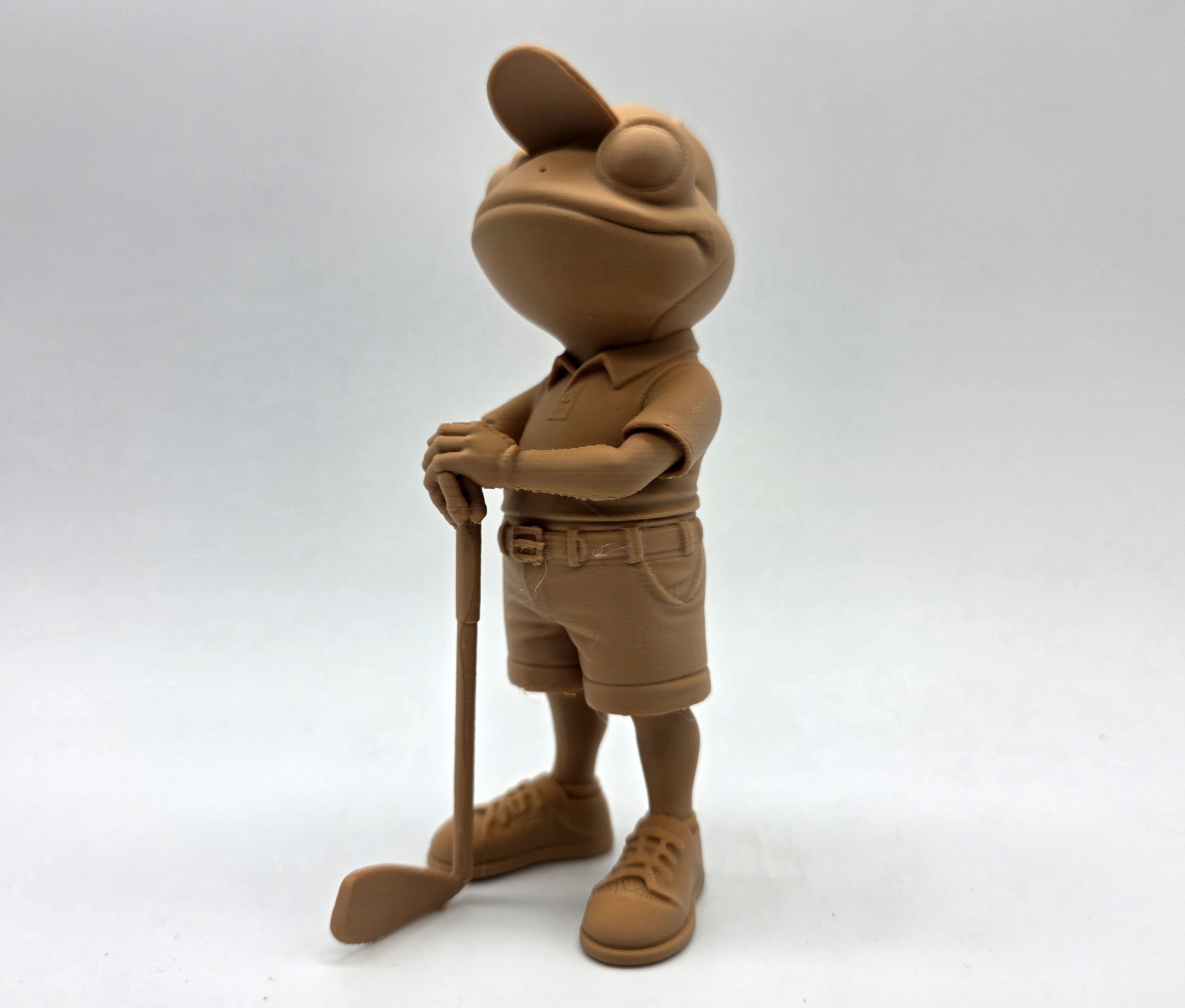 Hoppy Gilmore - Frog Golfer Figurine