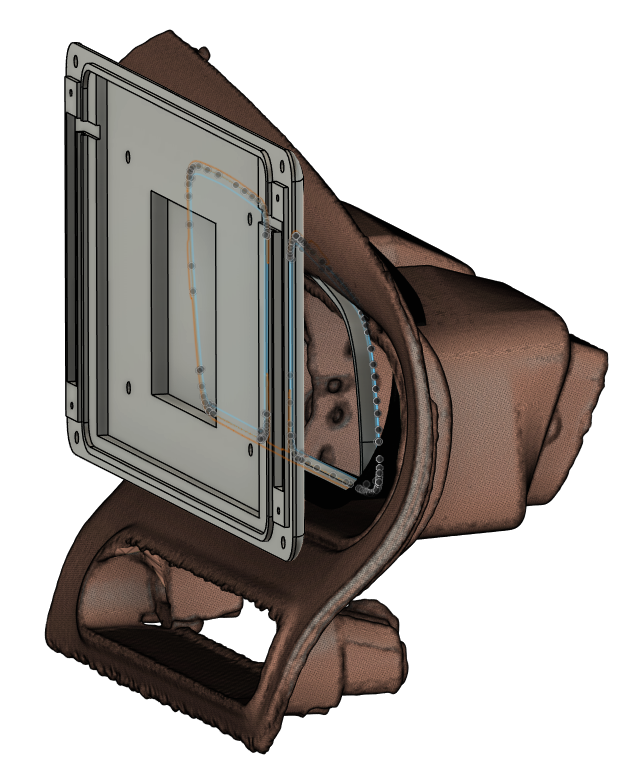 Škoda Felicia Dashboard Infotainment Mount & Air Duct Redirection (7" Display)