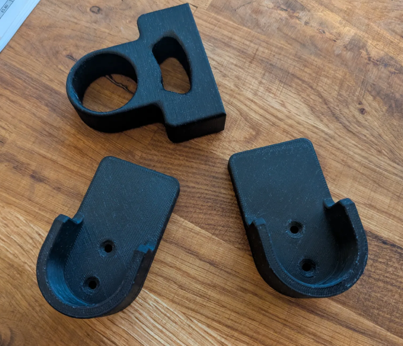 32mm Wardrobe Rail Hanger Set - Updated and Improved