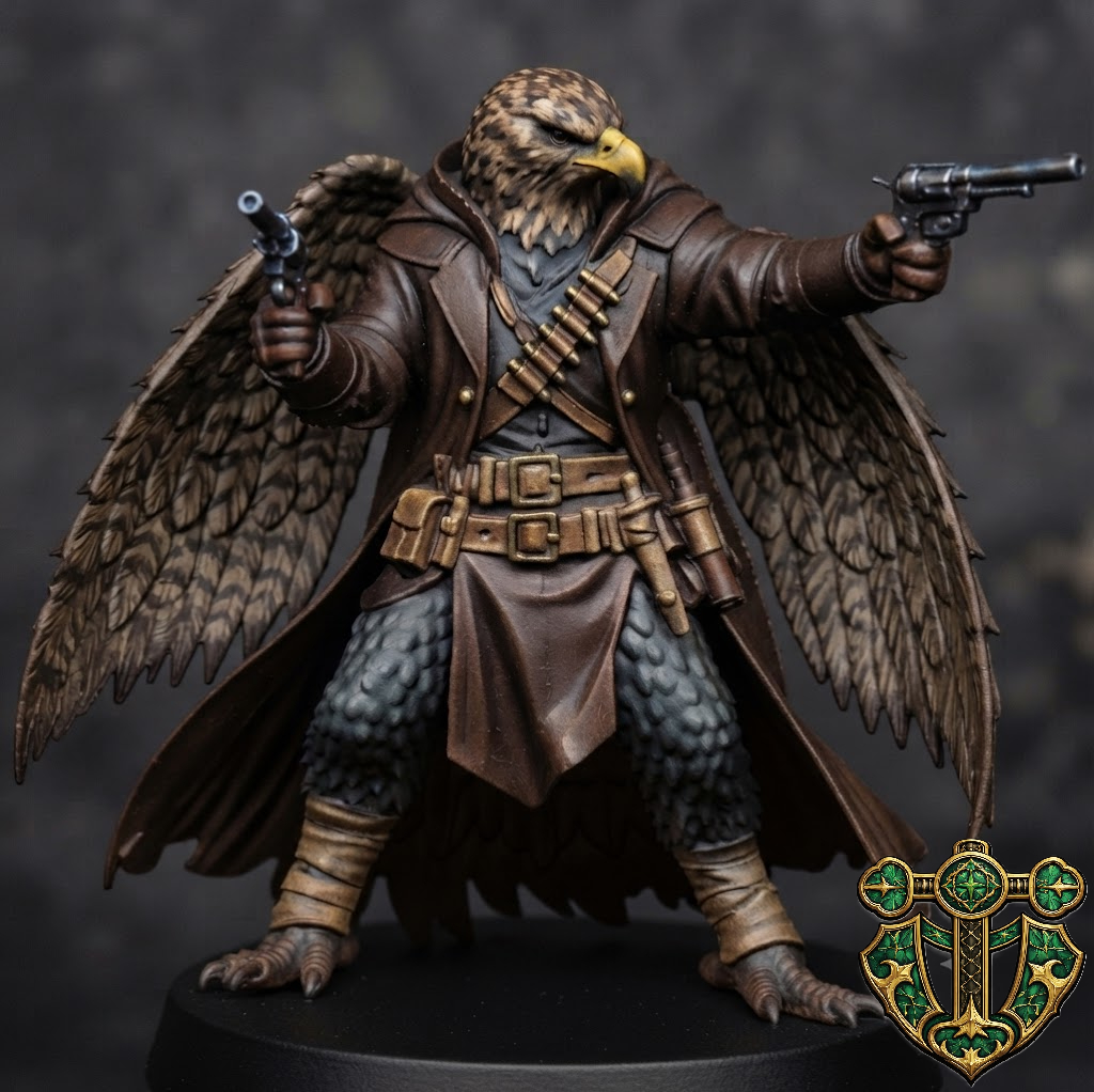 Aarakocra Gunslinger — miniatura 2