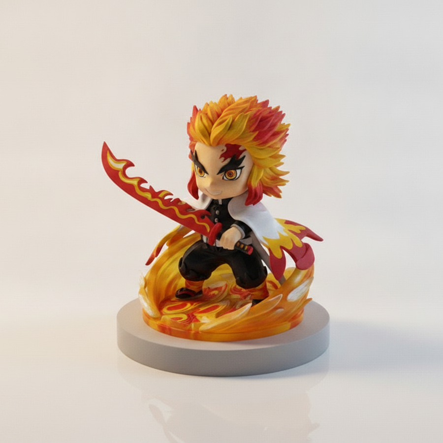 Rengoku Flame Hashira Figurine 3D Printable