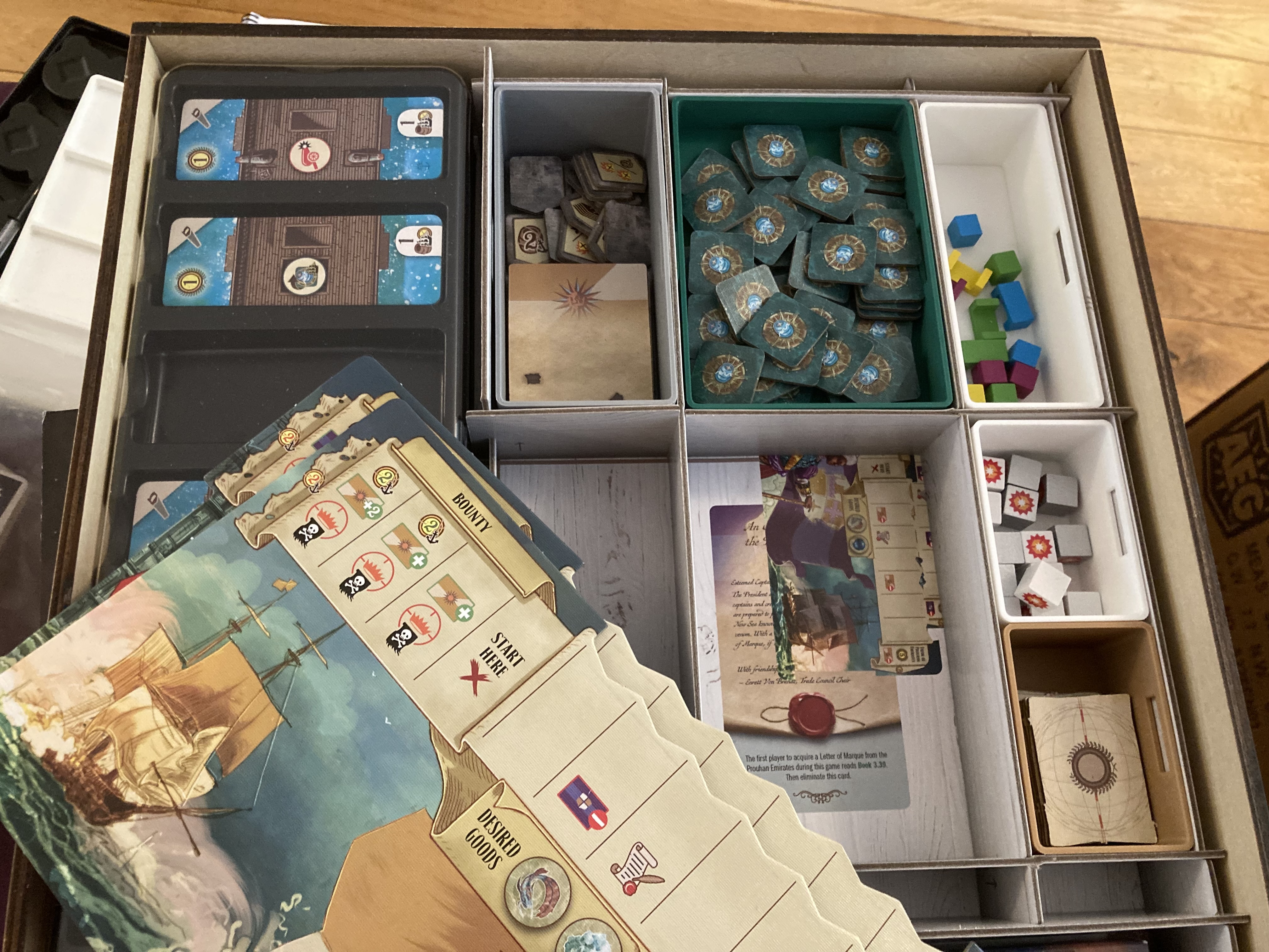 Drop-in trays for Dead Reckoning storage crate