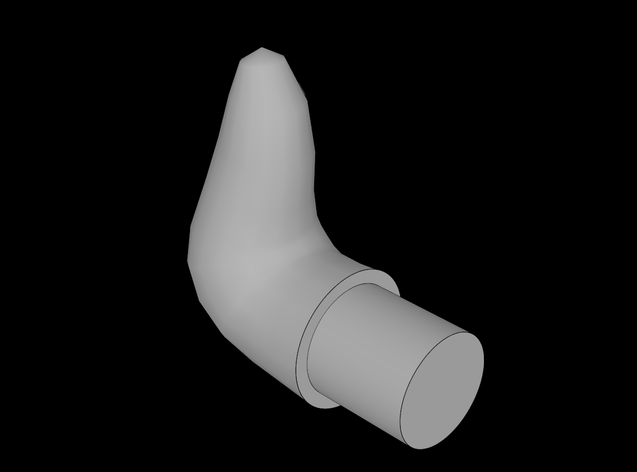 Lego Compatible (64847.dat) Animal Cow Horn