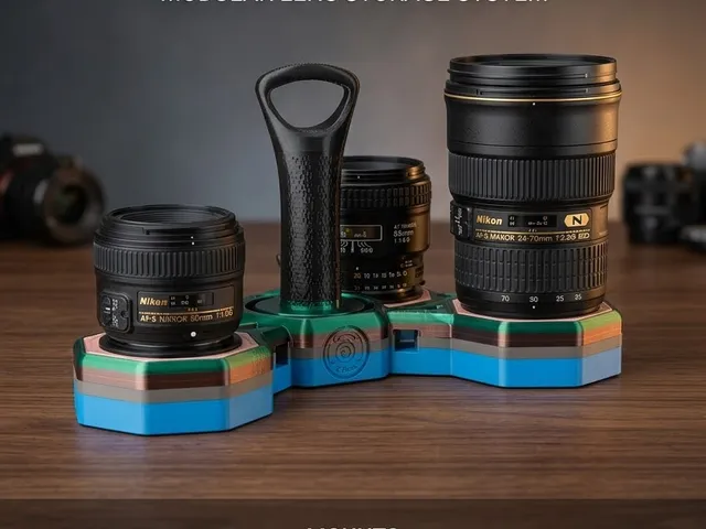 LensDock 3 – Modular 7-Mount Lens Stand